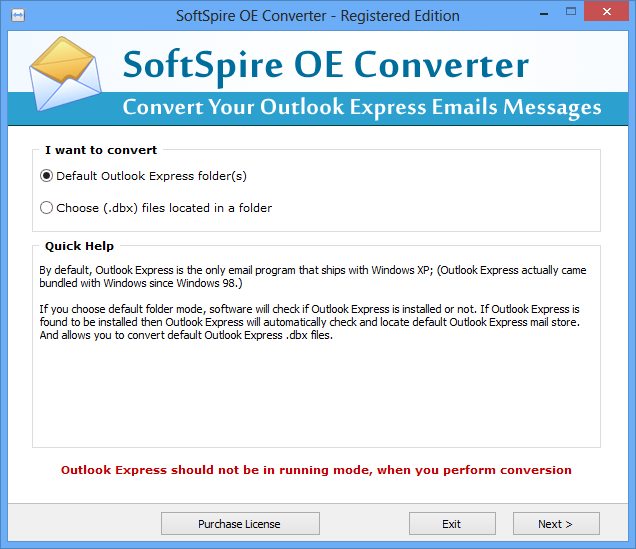 Software4help Outlook Express Converter software
